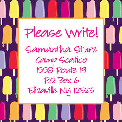 Popsicles Camp Calling Cards